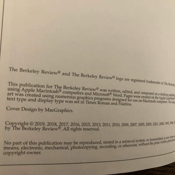The Berkeley Review (TBR) MCAT Prep Biology Part I - New edition - Picture 2 of 4